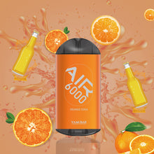 Load image into Gallery viewer, YAMI BAR AIR 6000 puffs Disposable Vape Device 550mAh recharge 14ml  Orange Soda
