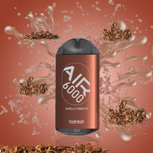 Load image into Gallery viewer, YAMI BAR AIR 6000 puffs Disposable Vape Device 550mAh recharge 14ml  Vanilla Tobacco
